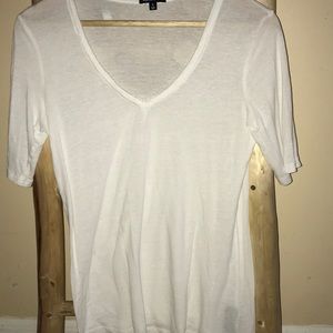 White V-neck T-Shirt